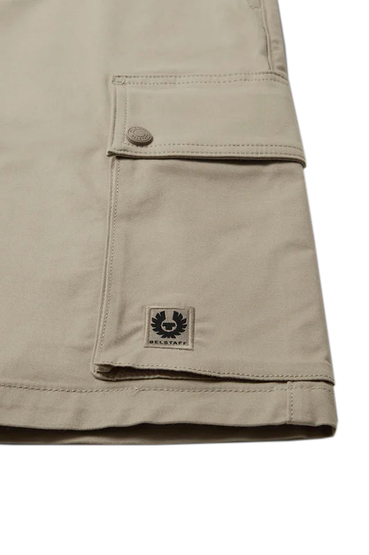 BELSTAFF ROUTE CARGO SHORTS DARK SAND