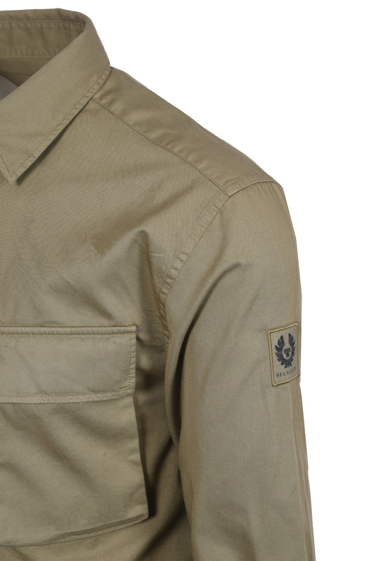 BELSTAFF SCALE LONG SLEEVED SHIRT FATIGUE GREEN