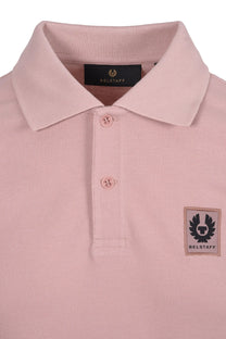 BELSTAFF SHORT SLEEVE POLO SHIRT DUSK PINK Belstaff