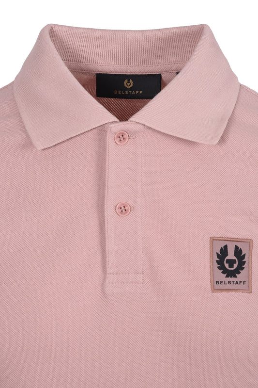 BELSTAFF SHORT SLEEVE POLO SHIRT DUSK PINK