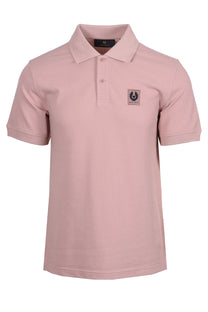 BELSTAFF SHORT SLEEVE POLO SHIRT DUSK PINK Belstaff