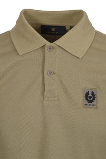 BELSTAFF SHORT SLEEVE POLO SHIRT FATIGUE GREEN Belstaff