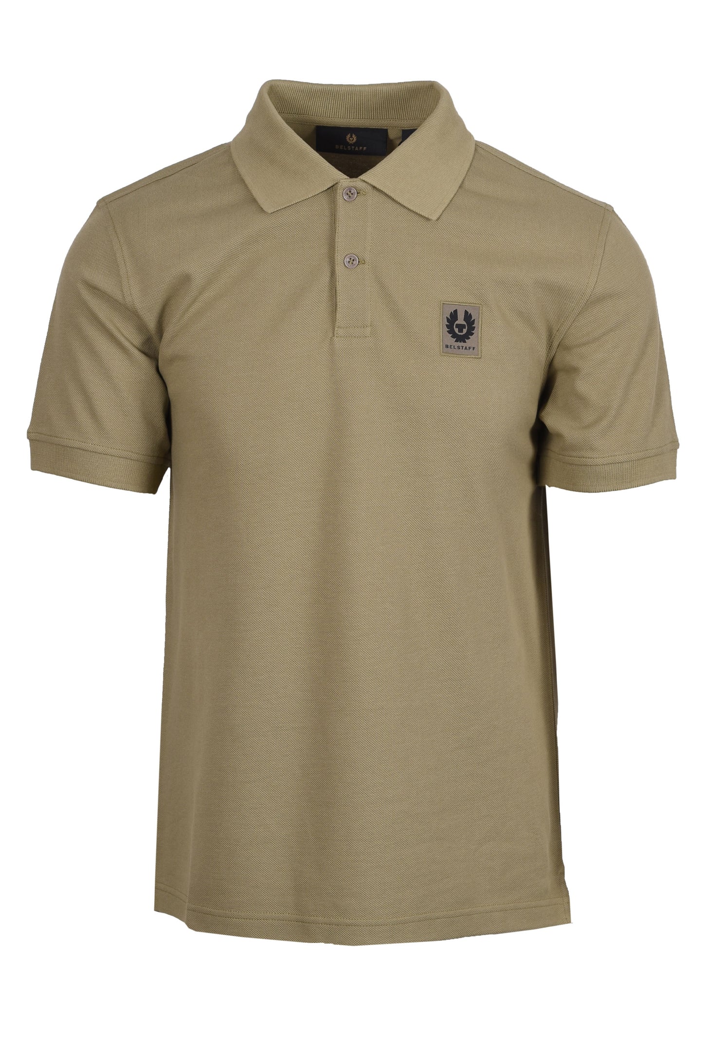 BELSTAFF SHORT SLEEVE POLO SHIRT FATIGUE GREEN