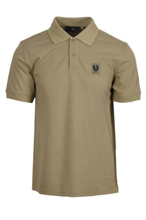 BELSTAFF SHORT SLEEVE POLO SHIRT FATIGUE GREEN Belstaff