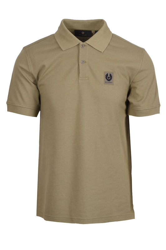 BELSTAFF SHORT SLEEVE POLO SHIRT FATIGUE GREEN