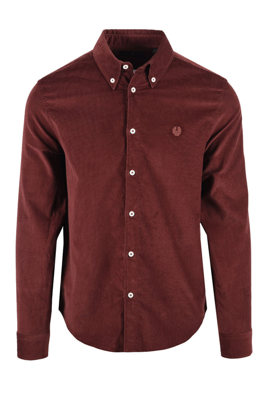 BELSTAFF STREET SHIRT OXBLOOD Belstaff Michael Stewart Menswear  Shirts