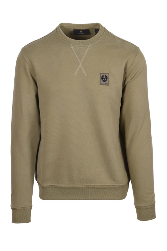 BELSTAFF SWEATSHIRT FATIGUE GREEN
