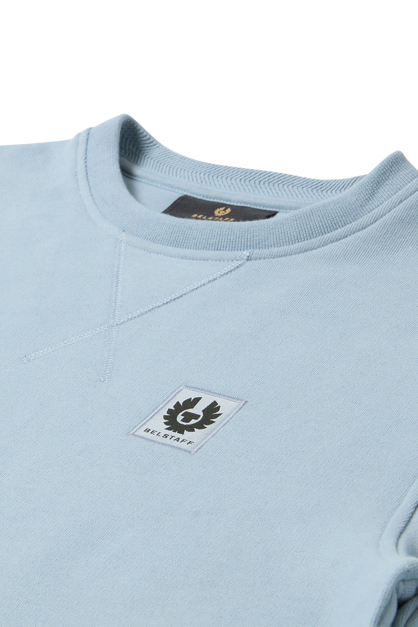 BELSTAFF SWEATSHIRT MIST BLUE Belstaff Michael Stewart Menswear  Sweatshirts & Hoodies