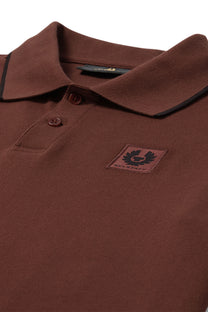 BELSTAFF TIPPED POLO OXBLOOD Belstaff Michael Stewart Menswear  Polo Shirts