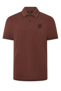 BELSTAFF TIPPED POLO OXBLOOD Belstaff Michael Stewart Menswear  Polo Shirts