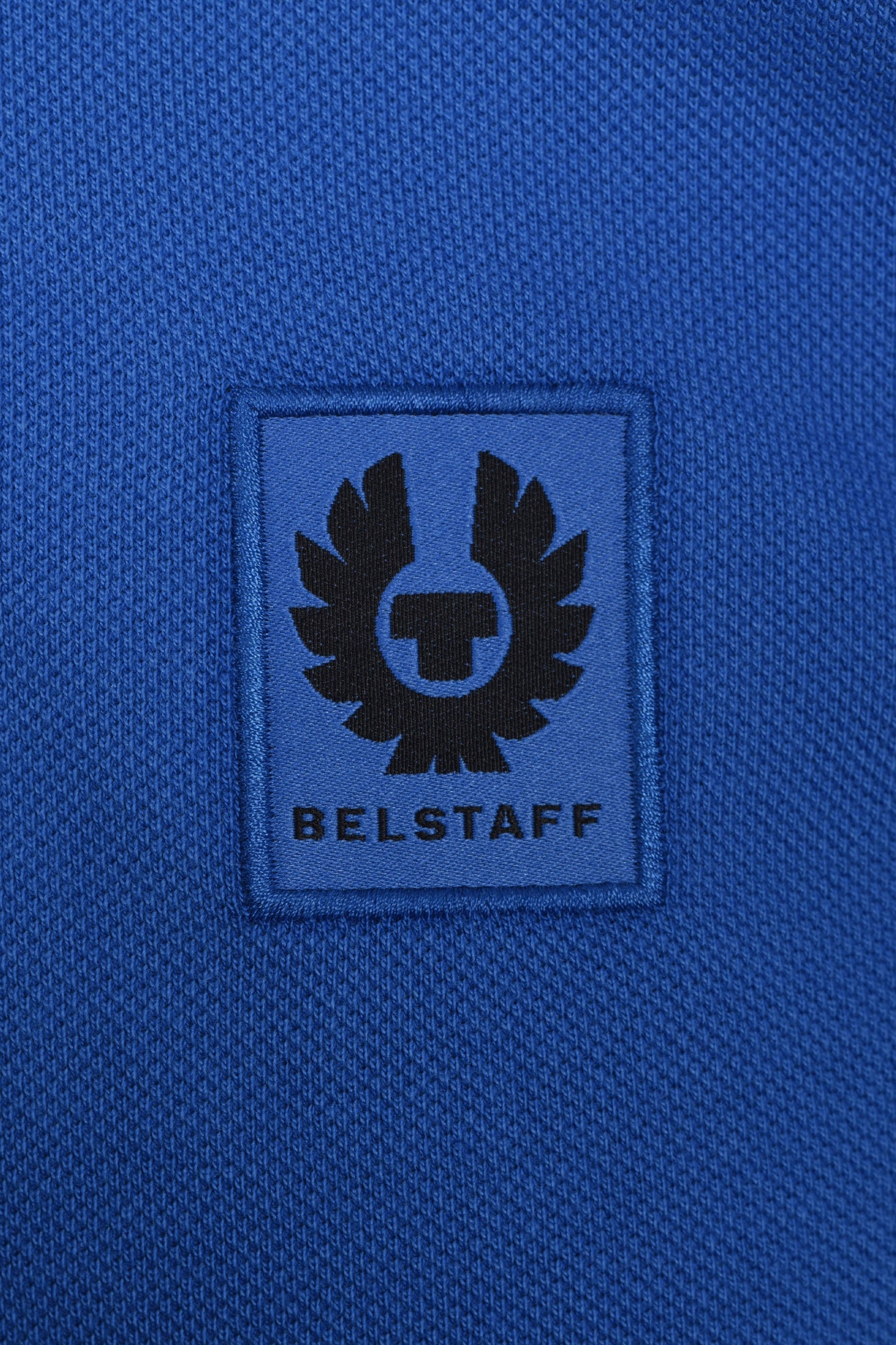 BELSTAFF TIPPED POLO SHIRT MARINE BLUE