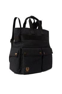BELSTAFF TRIALMASTER 2-WAY TOTE BAG BLACK Belstaff