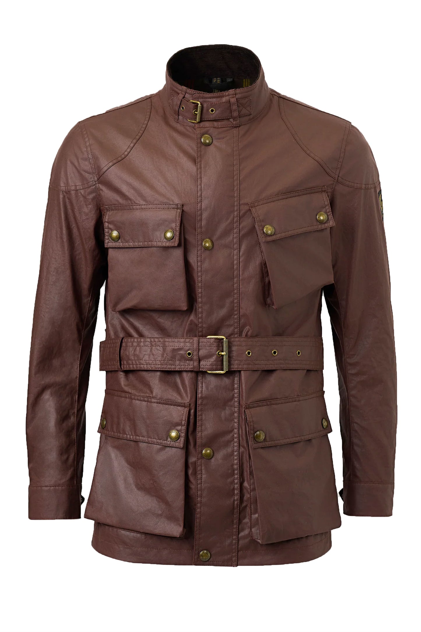 BELSTAFF TRIALMASTER WAXED JACKET OXBLOOD Belstaff Michael Stewart Menswear  Jackets