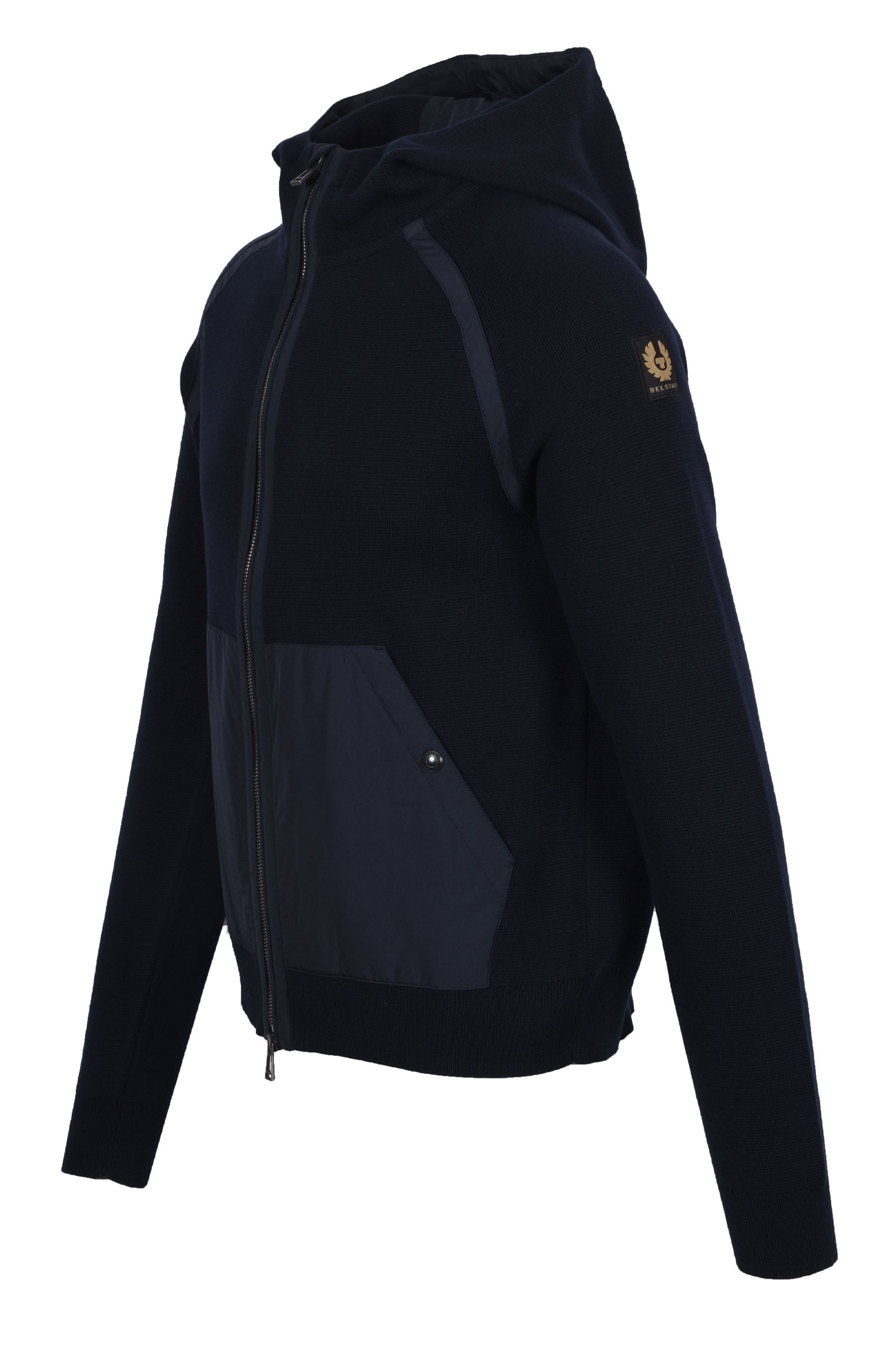 BELSTAFF VEW HOODED FULL ZIP NAVY