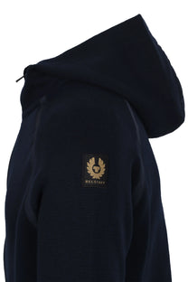 BELSTAFF VIEW HOODED FULL ZIP NAVY Belstaff