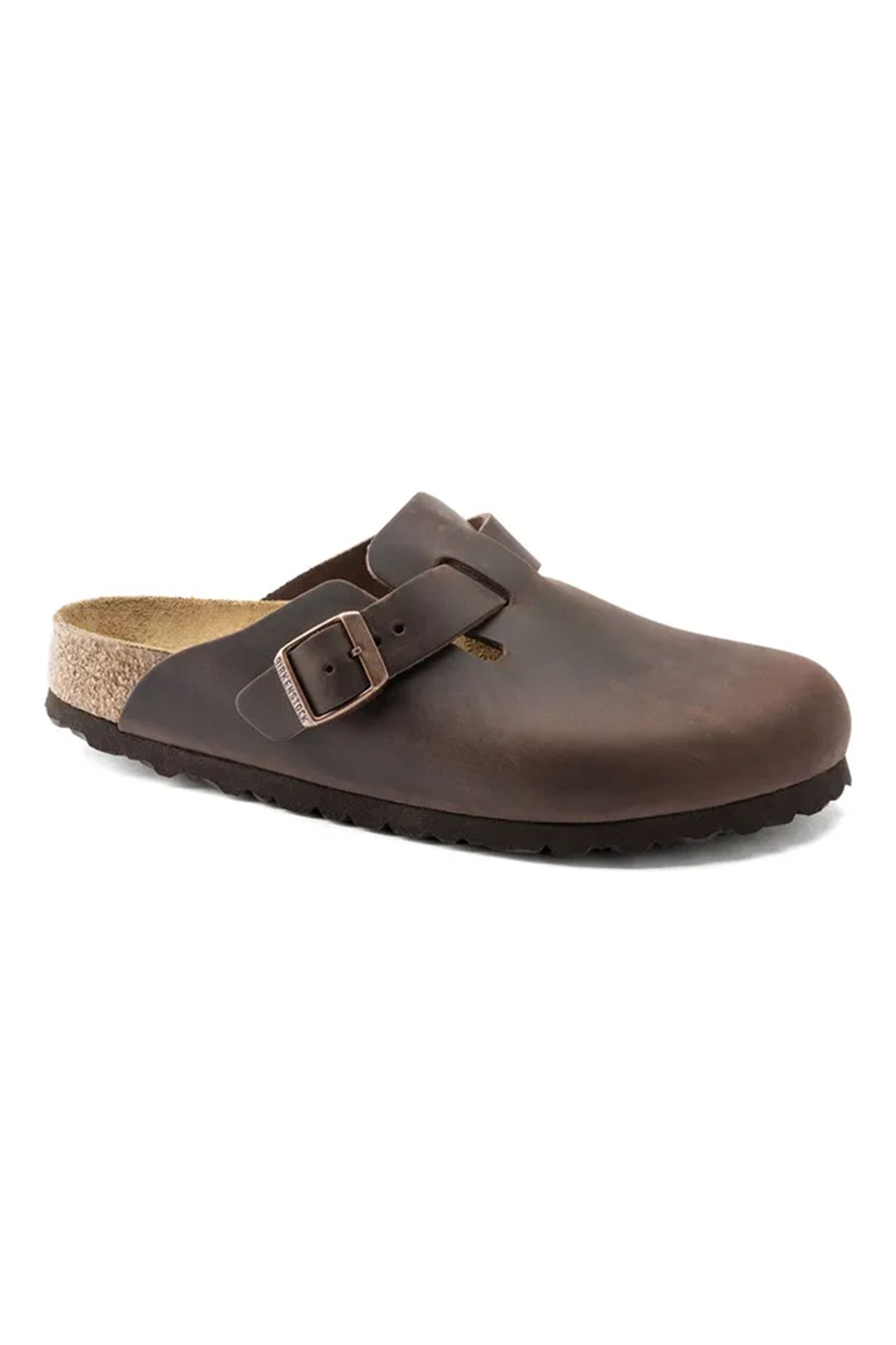 BIRKENSTOCK BOSTON OILED LEATHER CLOG HABANA