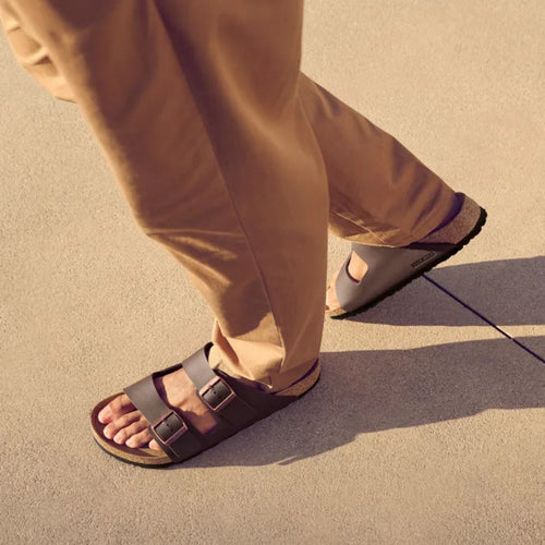 BIRKENSTOCK ARIZONA OILED LEATHER SANDAL HABANA
