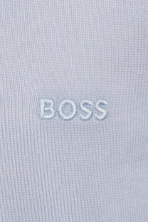 BOSS BLACK BONO-L LONG SLEEVED SHIRT POLO OPEN BLUE Boss Black