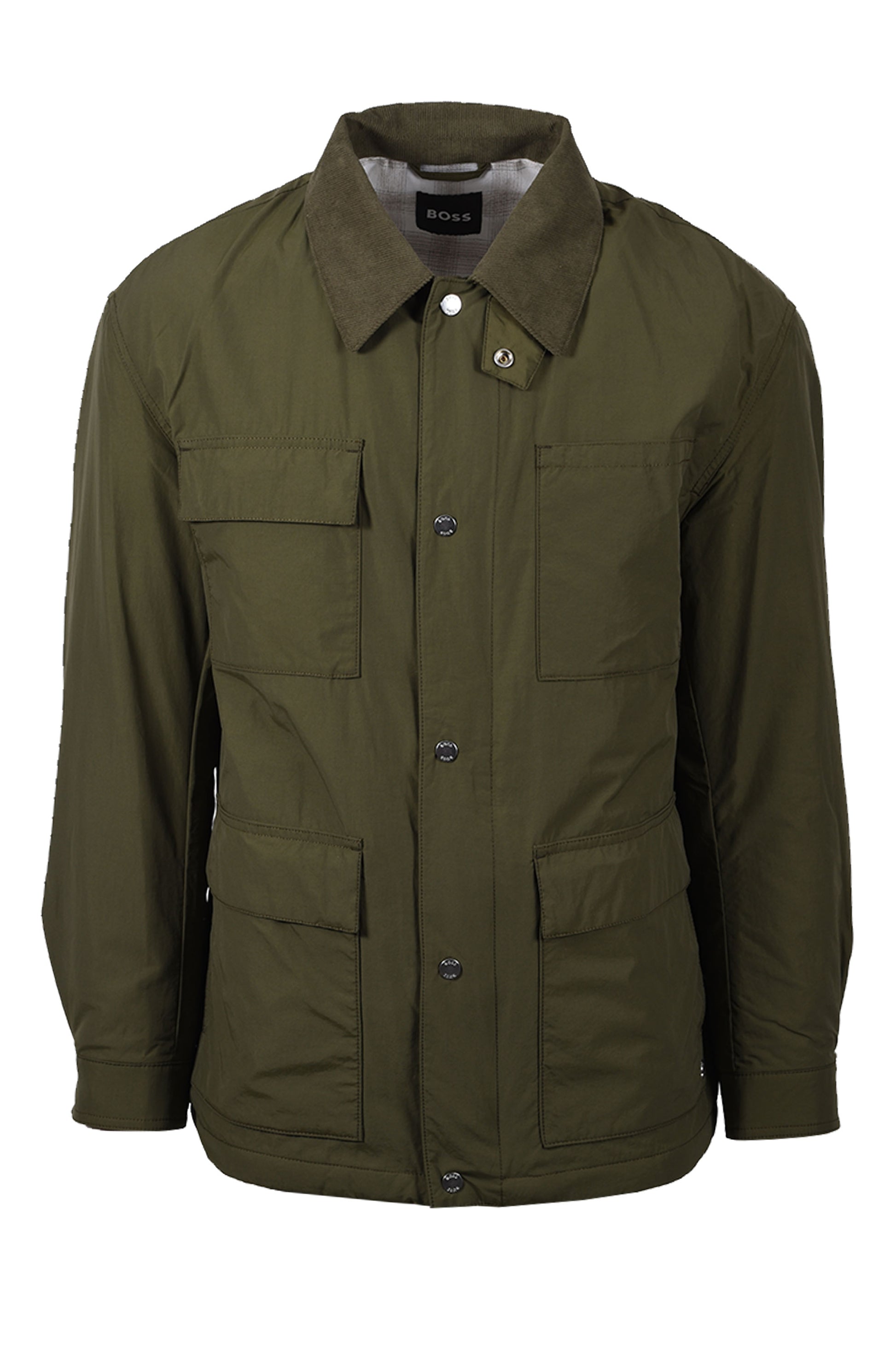 BOSS BLACK C-CORPO CASUAL JACKET OPEN GREEN Boss Black Michael Stewart Menswear  Jackets