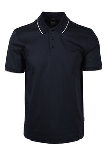 BOSS BLACK H-PHILLIPSON 195 POLO DARK BLUE Boss Black Michael Stewart Menswear  Polo Shirts