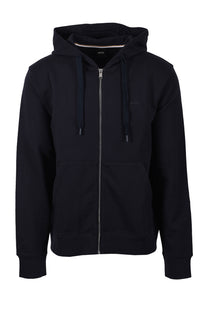 BOSS BLACK H-SPENCE MIX MEDIA SWEATSHIRT DARK BLUE Boss Black Michael Stewart Menswear  Sweatshirts