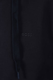 BOSS BLACK H-SPENCE MIX MEDIA SWEATSHIRT DARK BLUE Boss Black Michael Stewart Menswear  Sweatshirts