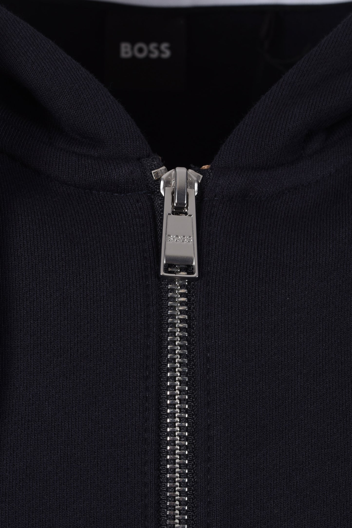 BOSS BLACK H-SPENCE MIX MEDIA SWEATSHIRT DARK BLUE Boss Black Michael Stewart Menswear  Sweatshirts