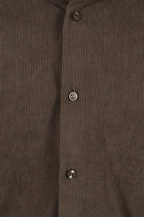 BOSS BLACK KENT CORDUROY SHIRT OPEN BROWN Boss Black