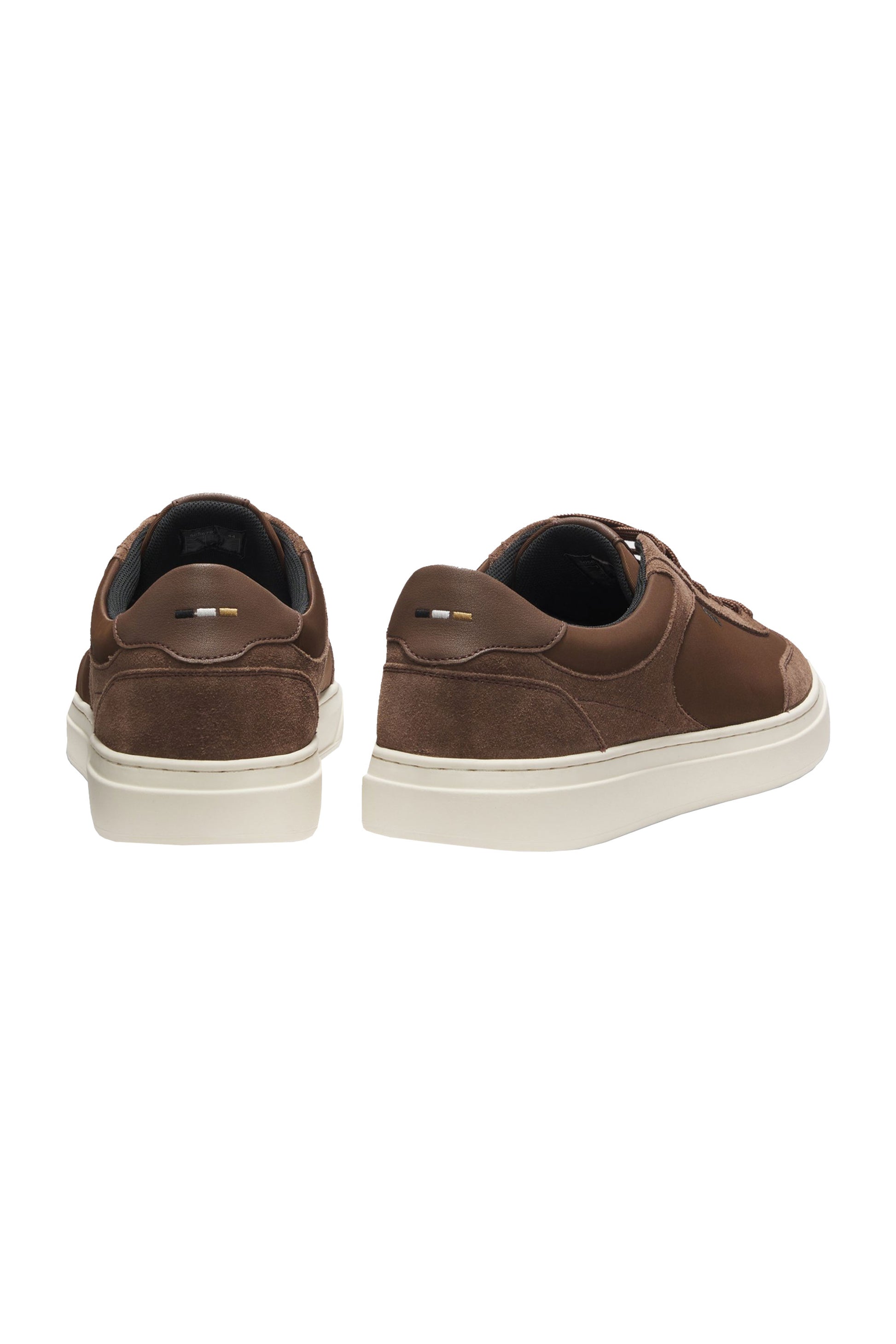 BOSS BLACK KIERAN TENN TRAINER DARK BROWN Boss Black Michael Stewart Menswear  Trainers