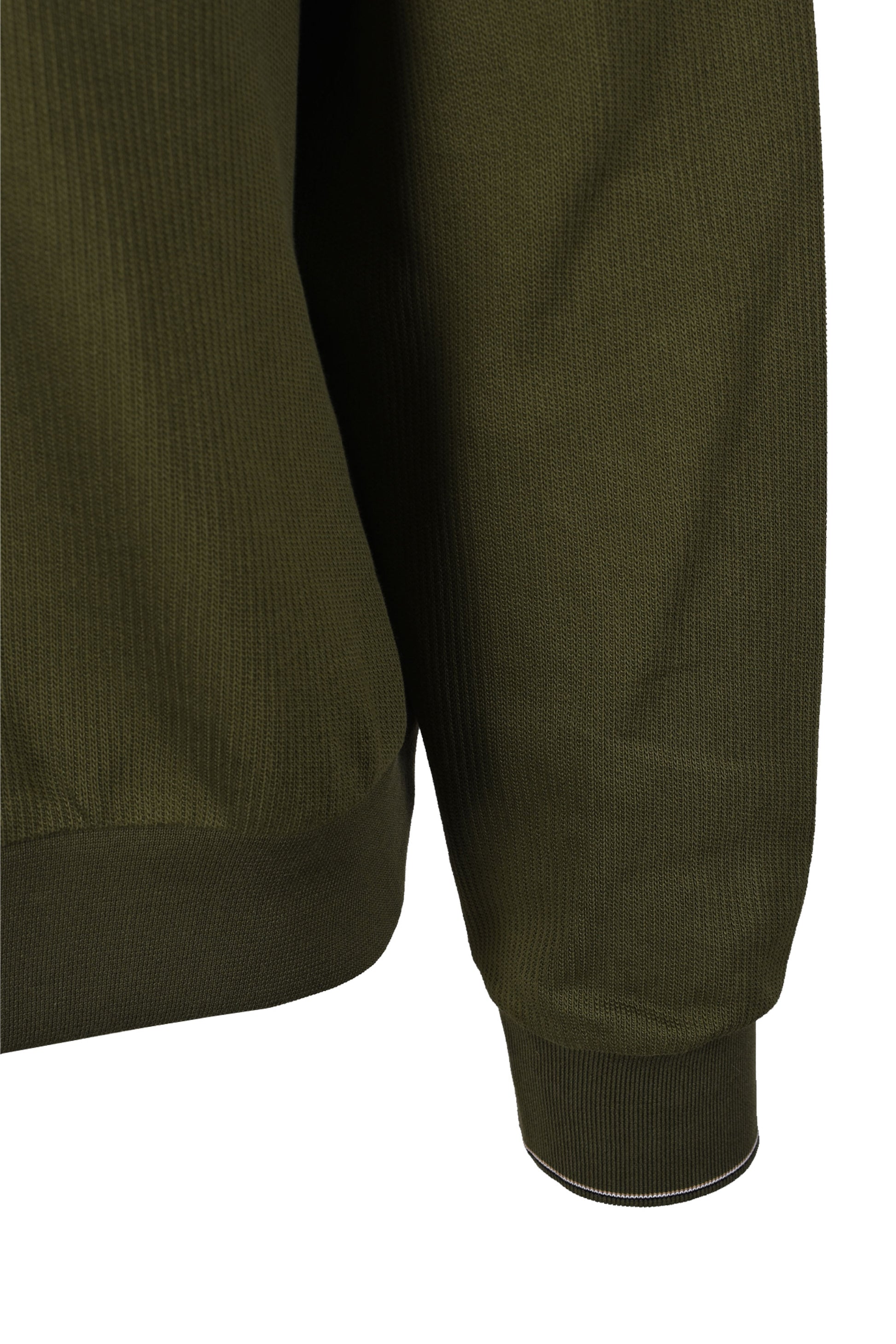 BOSS BLACK SEIDLER 55 HALF ZIP SWEATSHIRT GREEN Boss Black Michael Stewart Menswear  Sweatshirts