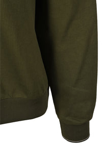 BOSS BLACK SEIDLER 55 HALF ZIP SWEATSHIRT GREEN Boss Black Michael Stewart Menswear  Sweatshirts