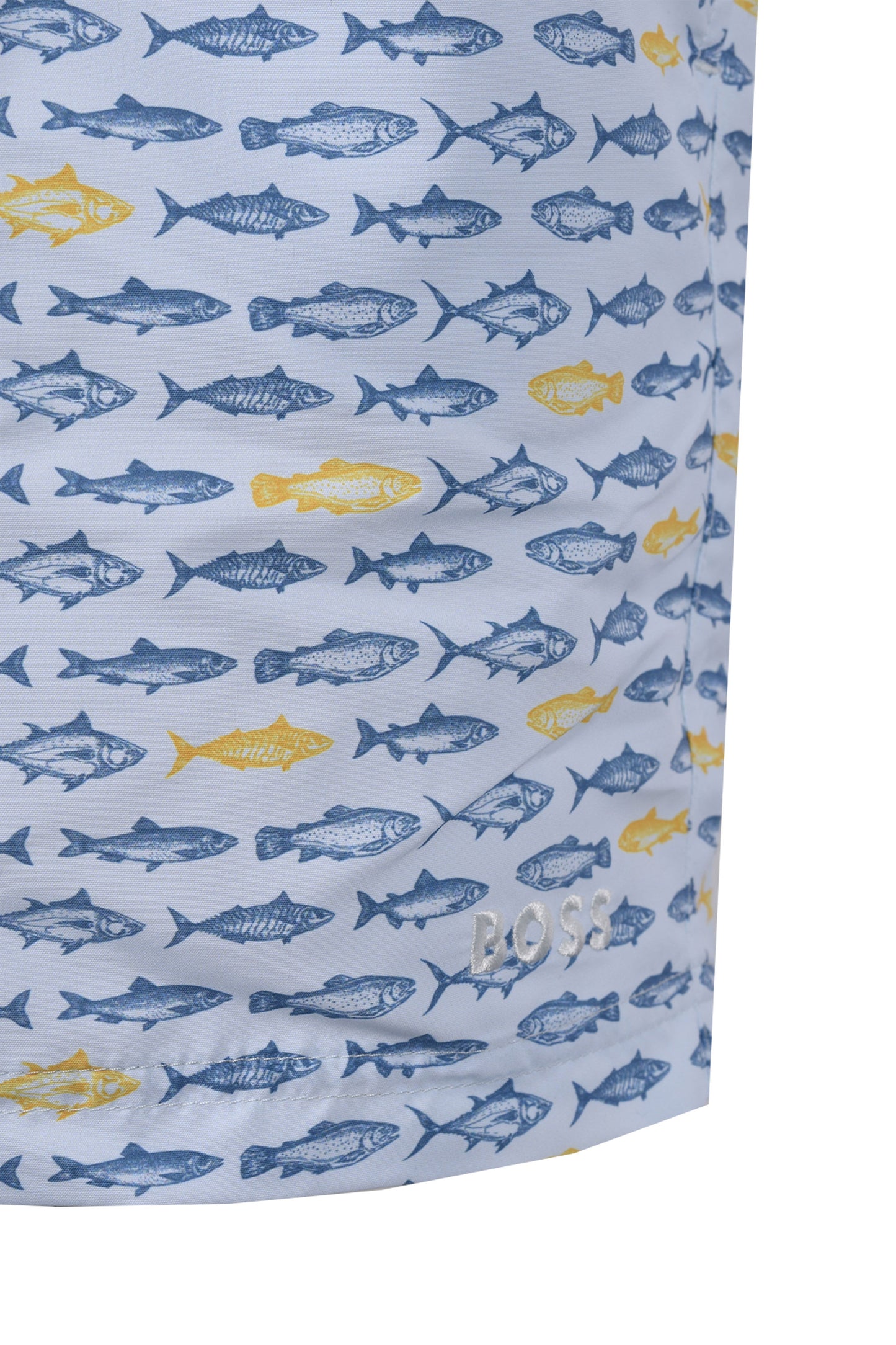 BOSS DANIO SWIM SHORTS OPEN BLUE Boss Black Michael Stewart Menswear  Swim Wear