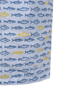 BOSS DANIO SWIM SHORTS OPEN BLUE Boss Black Michael Stewart Menswear  Swim Wear