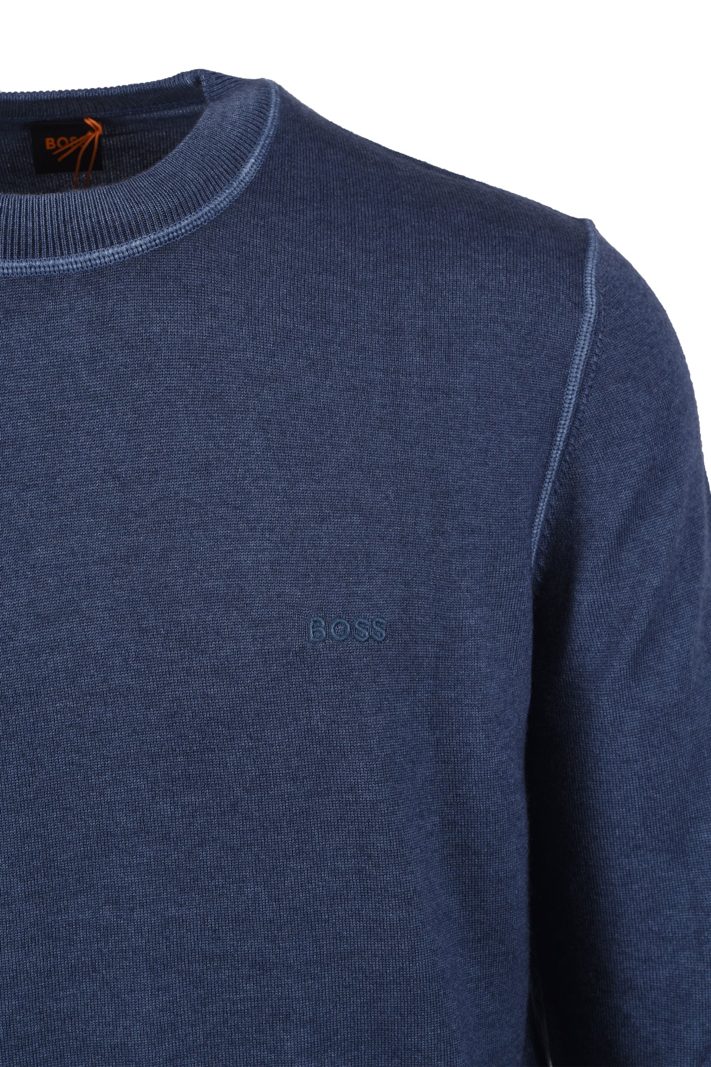 BOSS ORANGE ASTEFO KNITWEAR OPEN BLUE