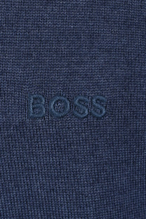 BOSS ORANGE ASTEFO KNITWEAR OPEN BLUE Boss Orange