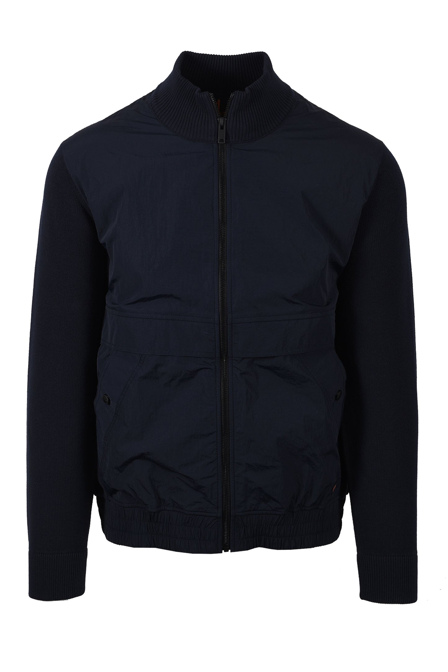 BOSS ORANGE KOBELLO MIX MEDIA JACKET DARK BLUE Boss Orange Michael Stewart Menswear  Jackets