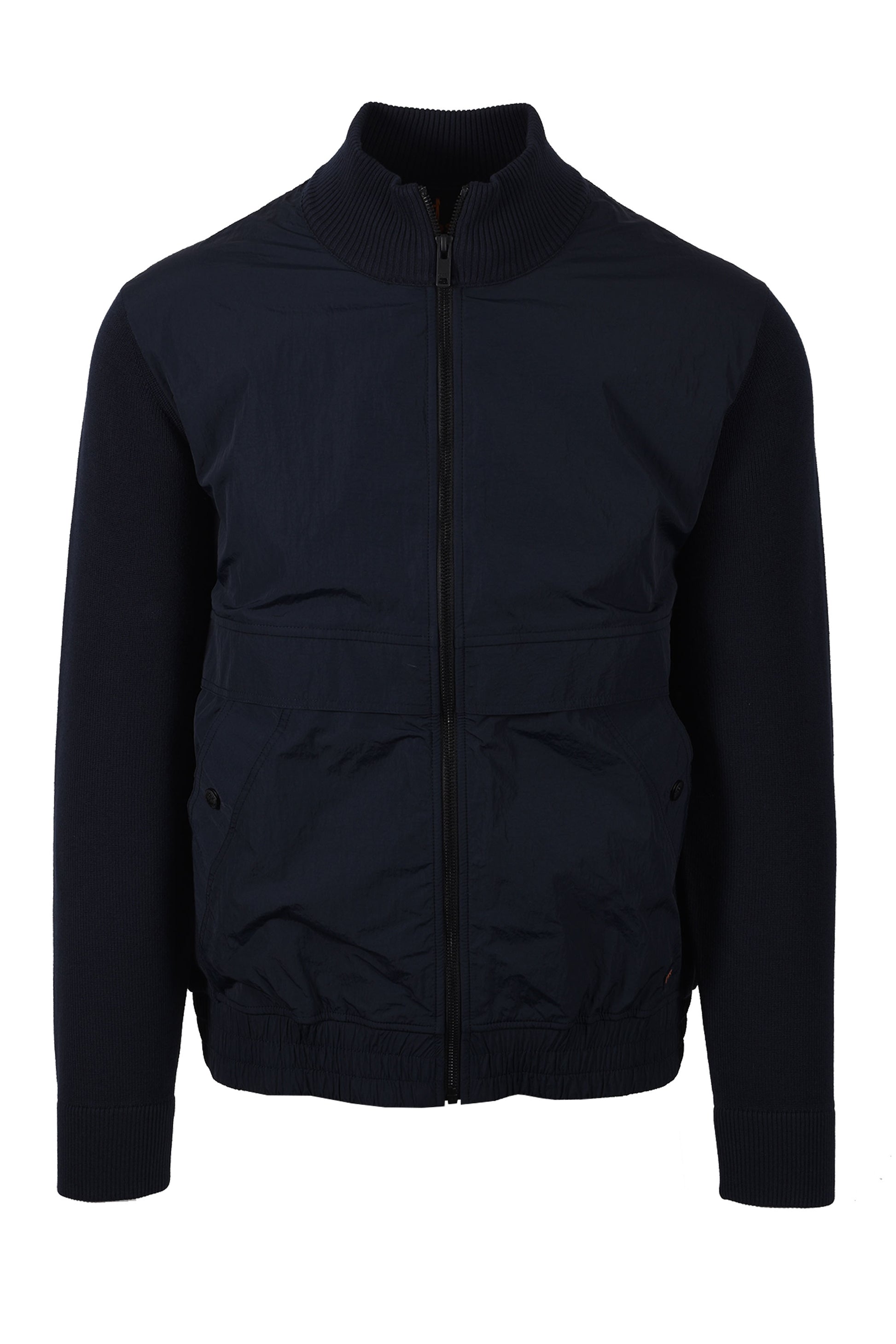 BOSS ORANGE KOBELLO MIX MEDIA JACKET DARK BLUE Boss Orange Michael Stewart Menswear  Jackets