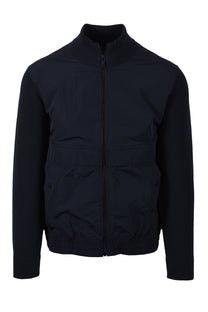 BOSS ORANGE KOBELLO MIX MEDIA JACKET DARK BLUE Boss Orange Michael Stewart Menswear  Jackets