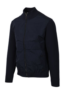 BOSS ORANGE KOBELLO MIX MEDIA JACKET DARK BLUE Boss Orange Michael Stewart Menswear  Jackets