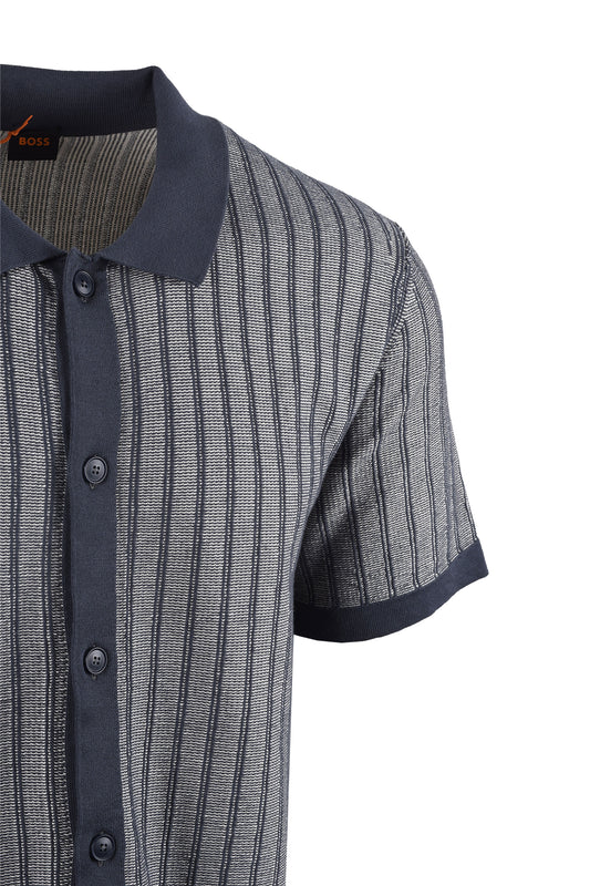 BOSS ORANGE KODD POLO DARK BLUE Boss Orange Michael Stewart Menswear  Polo Shirts
