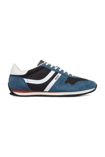 BOSS ORANGE LEVON RUNN TRAINER NAVY Boss Orange Michael Stewart Menswear  Trainers