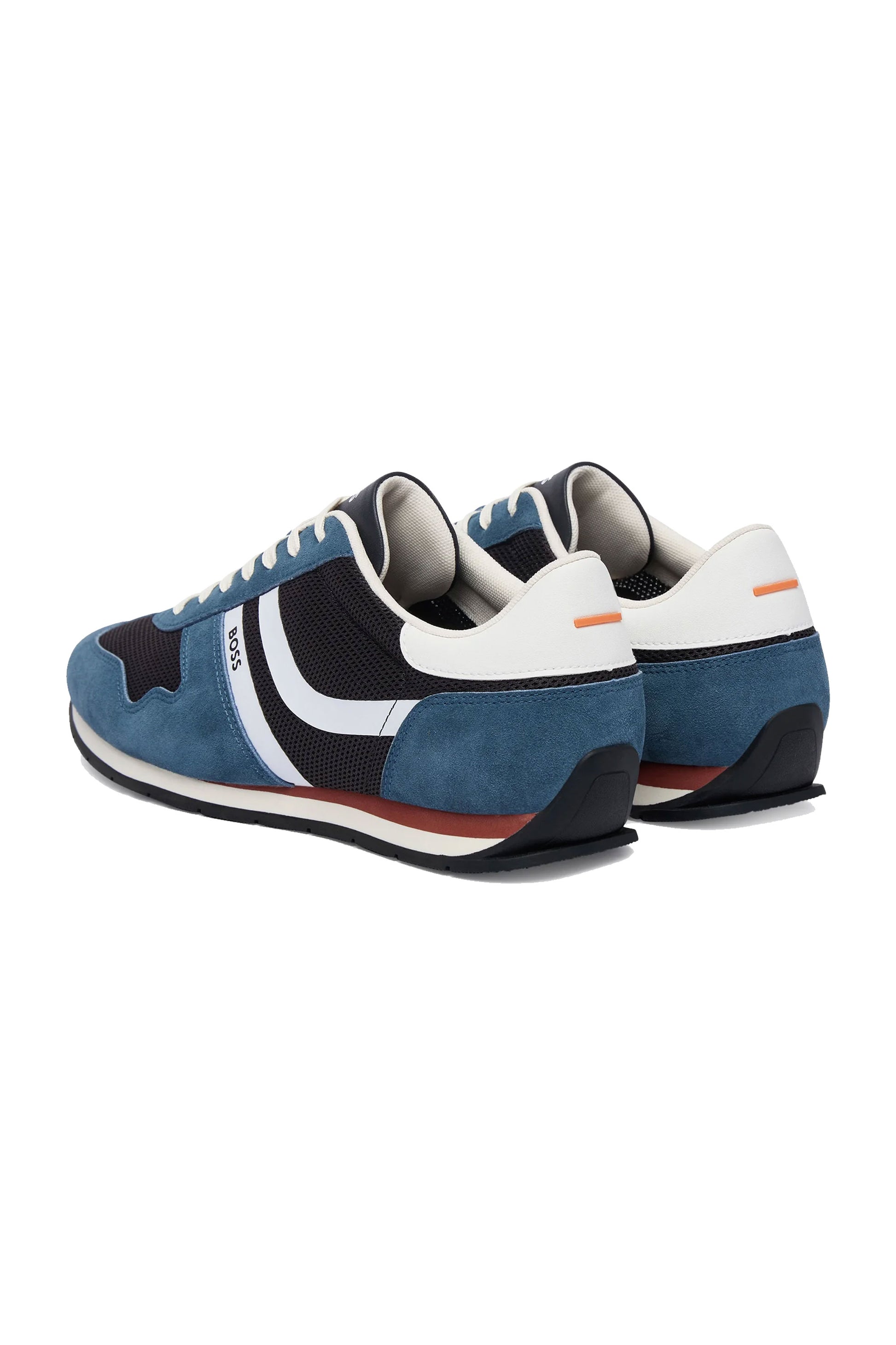 BOSS ORANGE LEVON RUNN TRAINER NAVY Boss Orange Michael Stewart Menswear  Trainers