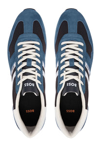BOSS ORANGE LEVON RUNN TRAINER NAVY Boss Orange Michael Stewart Menswear  Trainers
