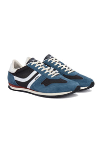 BOSS ORANGE LEVON RUNN TRAINER NAVY Boss Orange Michael Stewart Menswear  Trainers