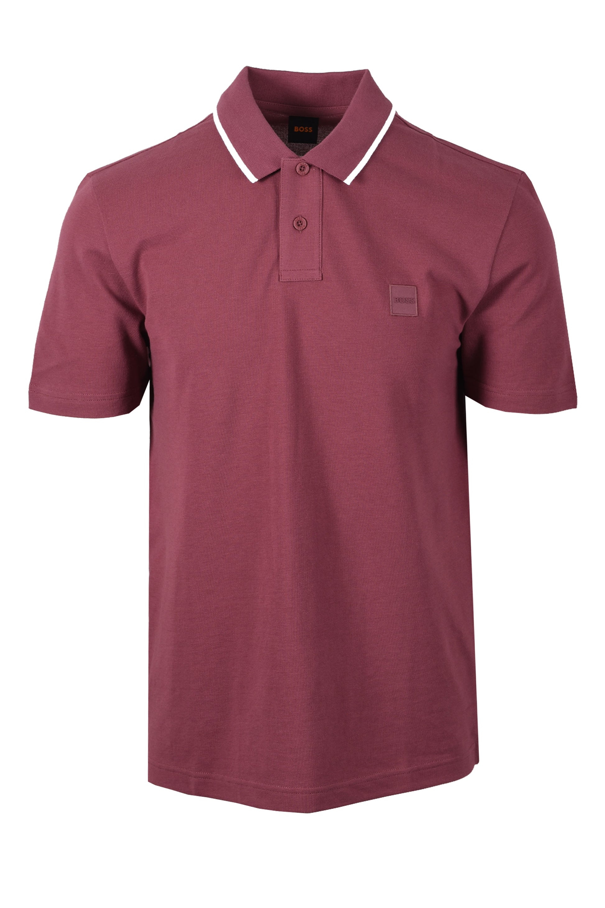 BOSS ORANGE PASSERFORD POLO SHIRT MEDIUM RED Boss Orange Michael Stewart Menswear  Polo Shirts
