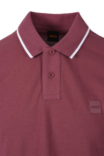 BOSS ORANGE PASSERFORD POLO SHIRT MEDIUM RED Boss Orange Michael Stewart Menswear  Polo Shirts