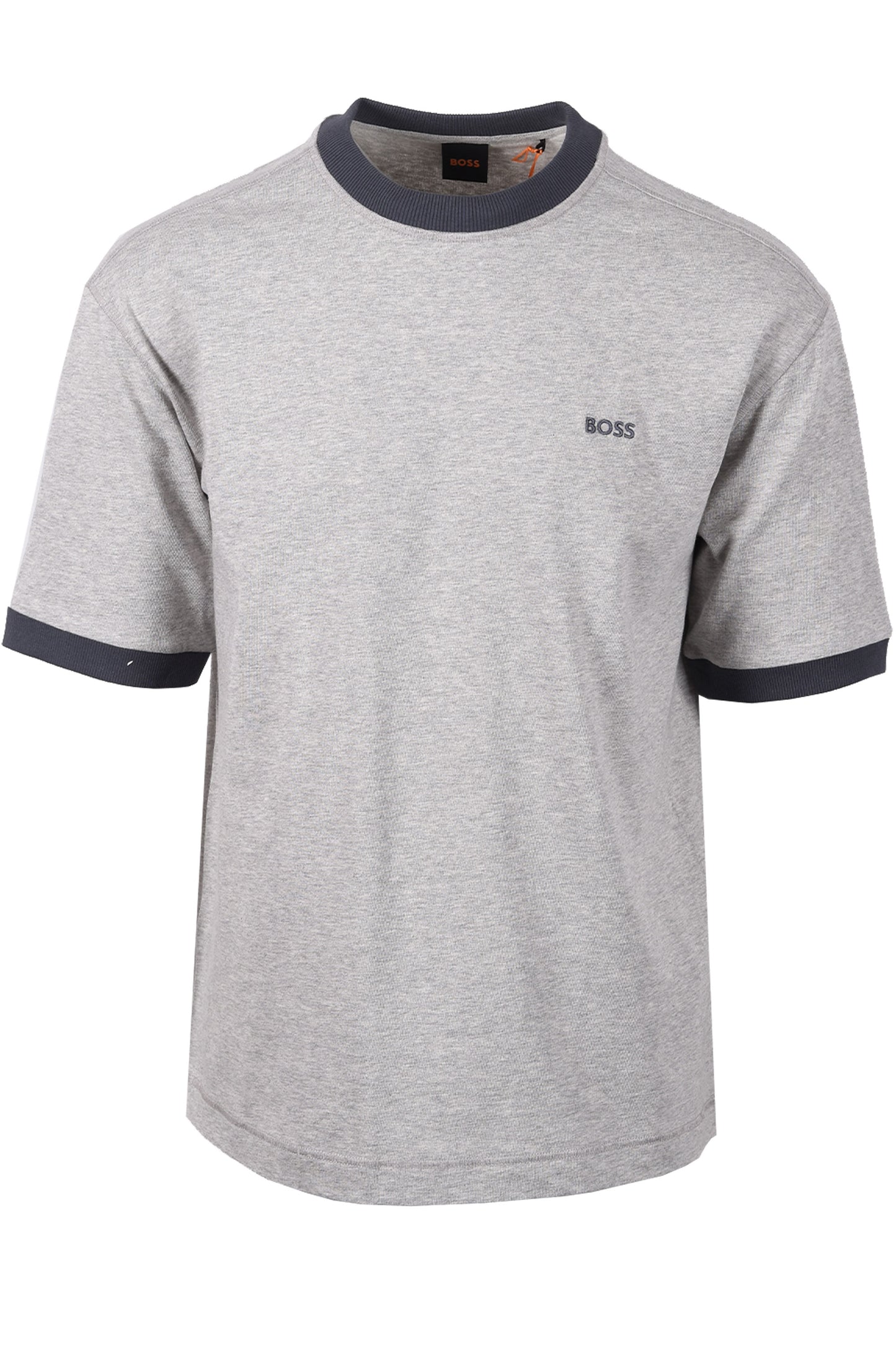 BOSS ORANGE TE_EDGE T-SHIRT OPEN GREY Boss Orange Michael Stewart Menswear  T-Shirts