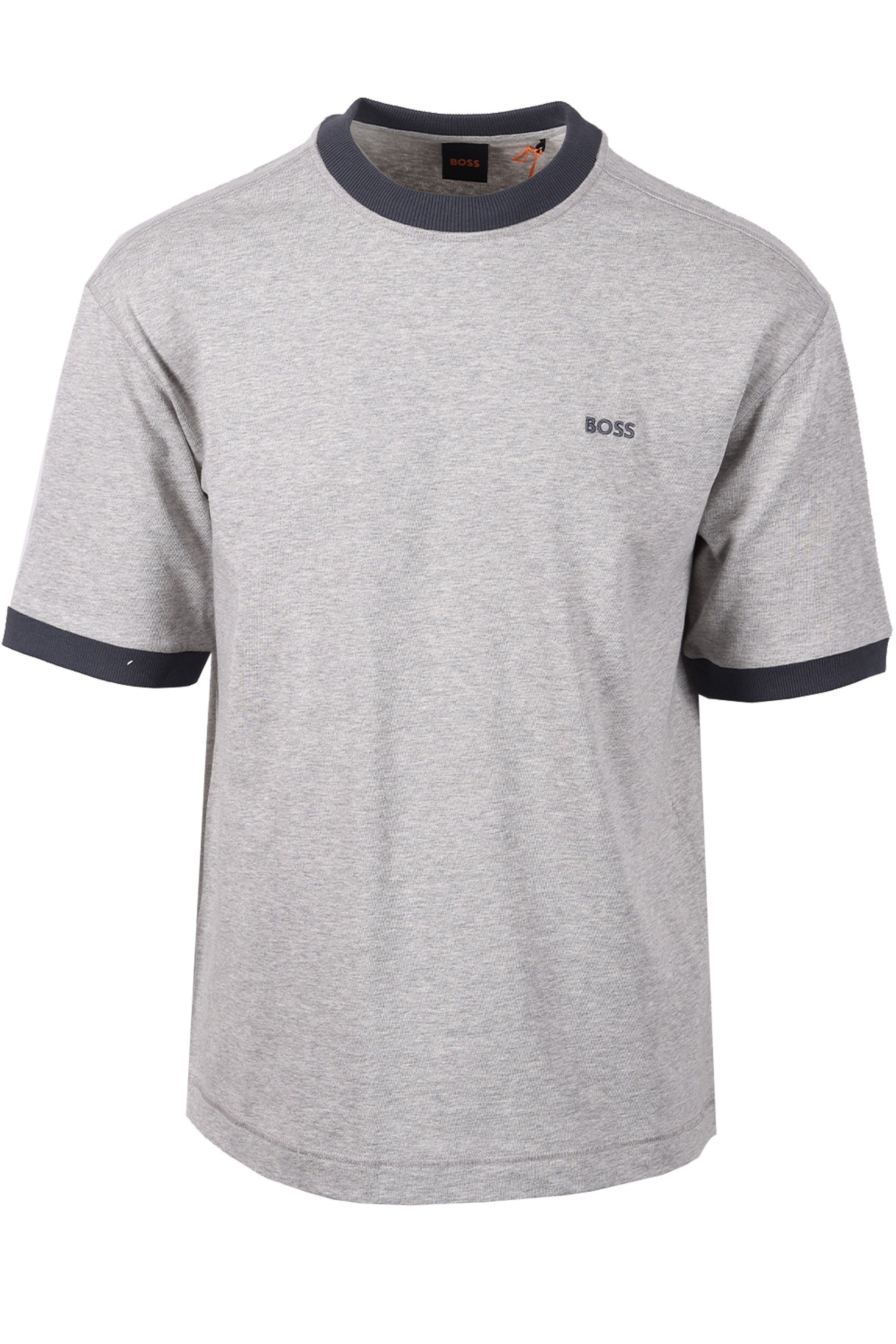 BOSS ORANGE TE_EDGE T-SHIRT OPEN GREY Boss Orange Michael Stewart Menswear  T-Shirts