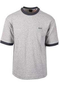 BOSS ORANGE TE_EDGE T-SHIRT OPEN GREY Boss Orange Michael Stewart Menswear  T-Shirts
