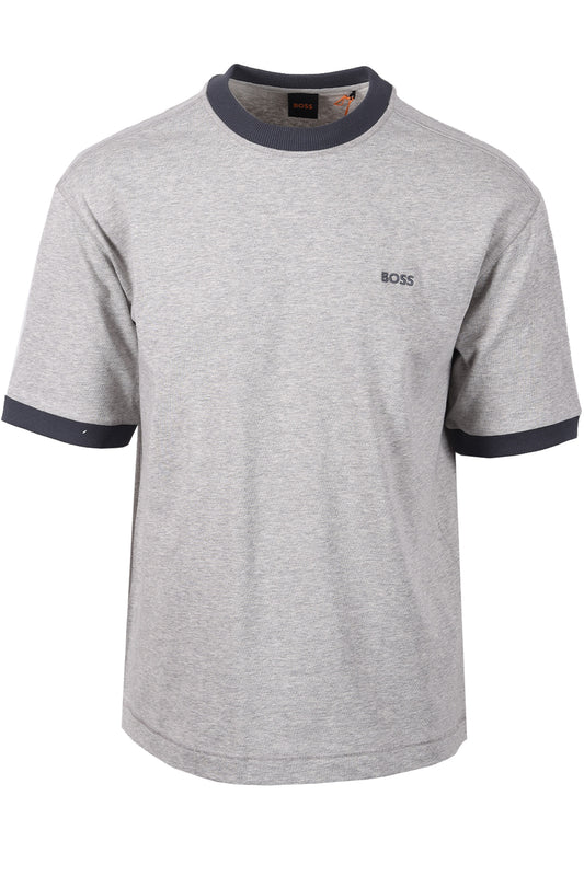 BOSS ORANGE TE_EDGE T-SHIRT OPEN GREY Boss Orange Michael Stewart Menswear  T-Shirts